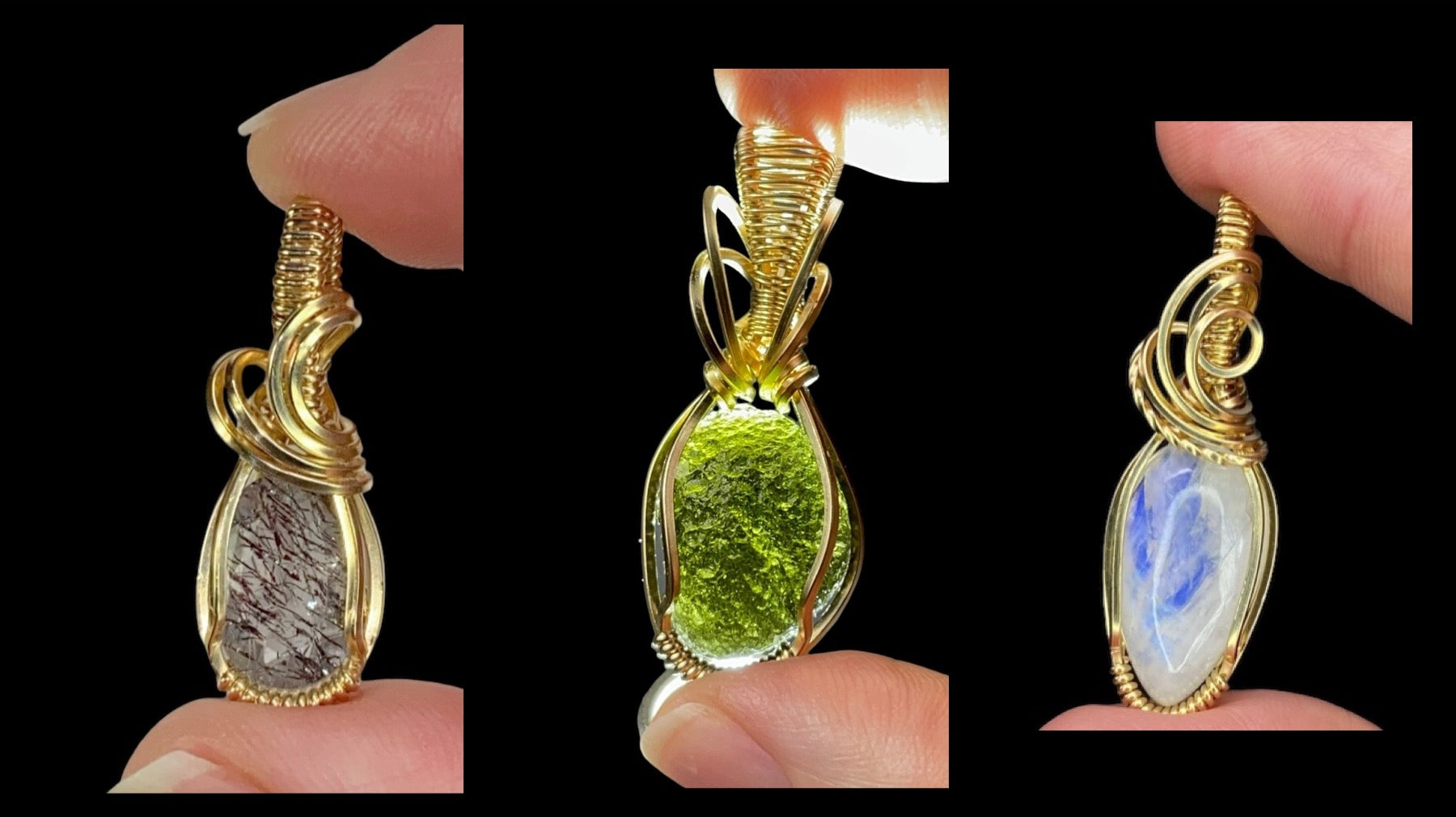 14k Gold Filled Wire Wrapped Jewelry