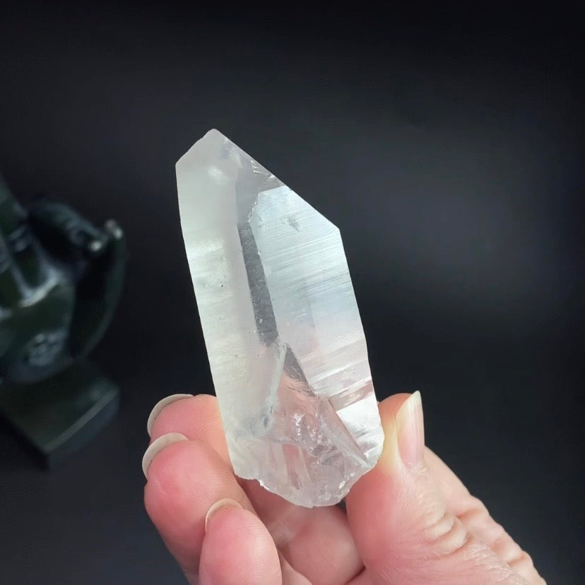 Clear Quartz Crystal with Multiple Record Keepers