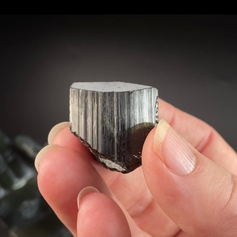 Terminated Black Tourmaline Schorl Crystal from Shigar Valley, Pakistan