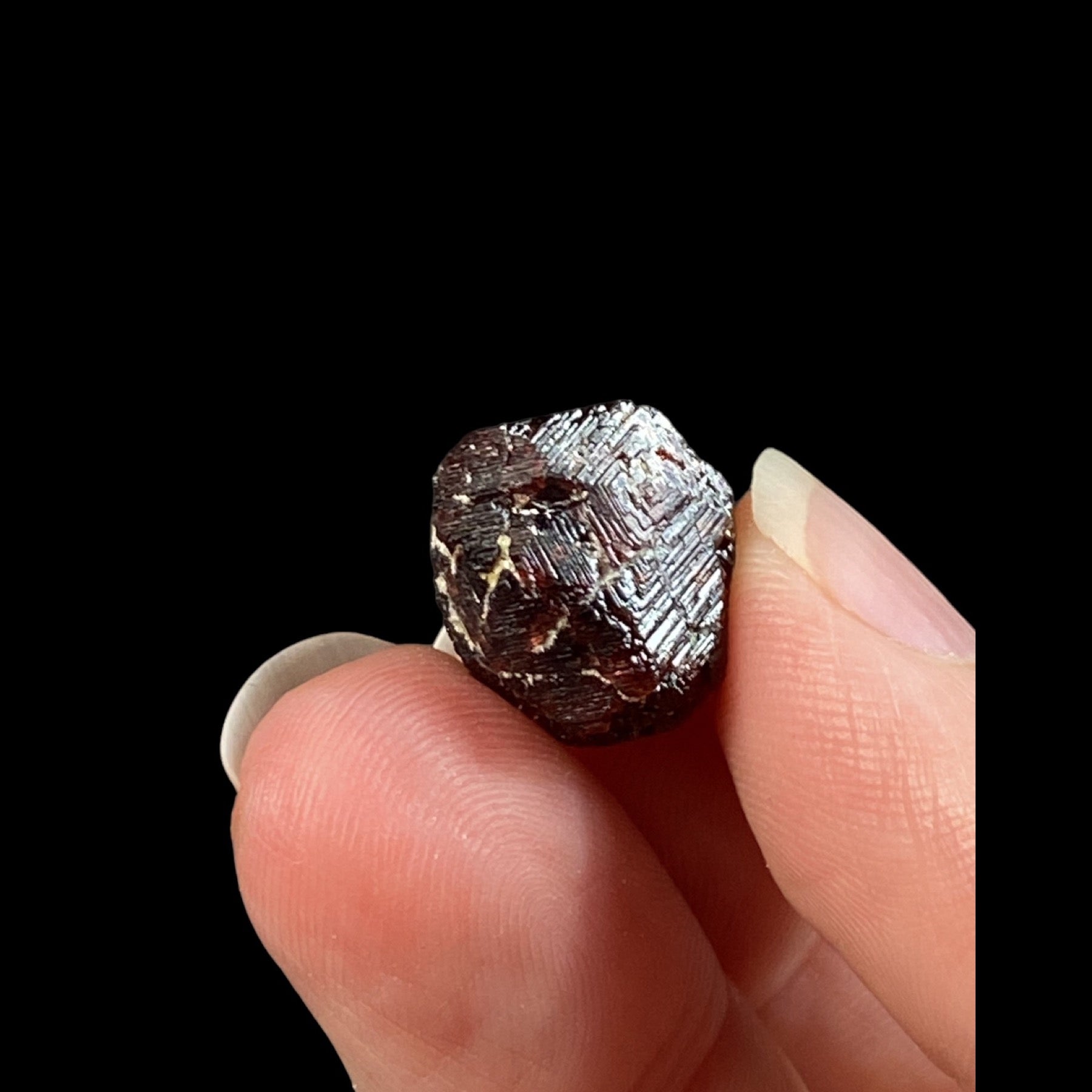 Etched Garnet Crystal