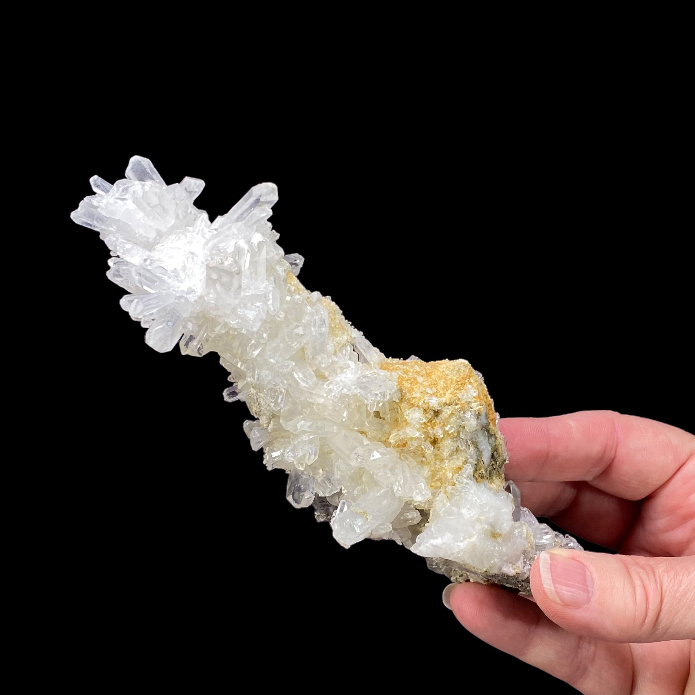 Clear Quartz Crystal Cluster