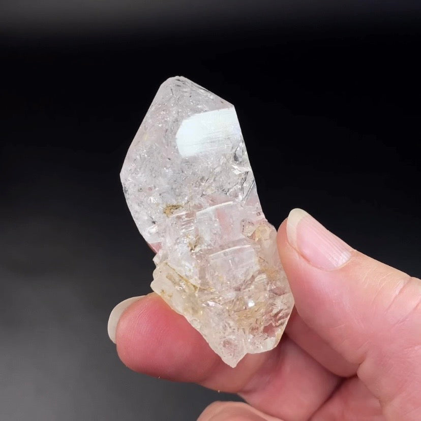 Double Terminated Clear Quartz Crystal