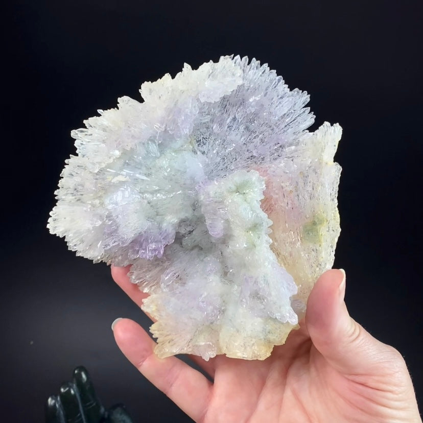 Amethyst Crystal Flower with Celadonite from Ametista do Sul, Brazil