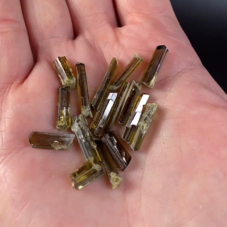High Grade Epidote Crystal Lot from Shigar Valley, Gilgit-Baltistan, Pakistan