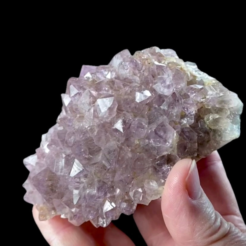 Smoky Amethyst Flower Cluster, India