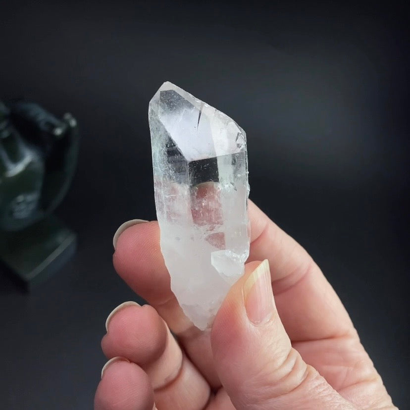 Clear Quartz Crystal with Multiple Record Keepers