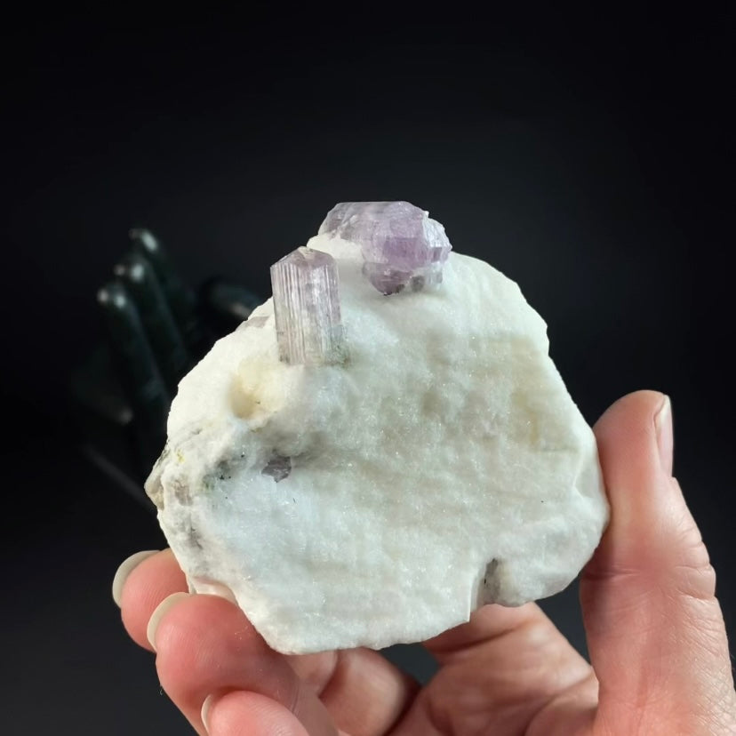 Scapolite Var. Marialite Crystals on Feldspar Matrix from Badakhshan, Afghanistan