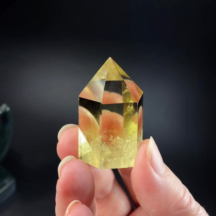 Polished Smoky Citrine Crystal