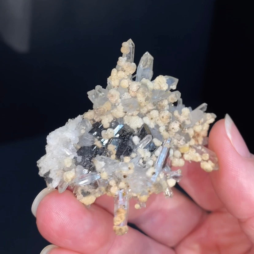 Sphalerite (Var. Marmatite) with Quartz and Carbonate – Stari Trg Mine, Trepča Mining Complex, Kosovo