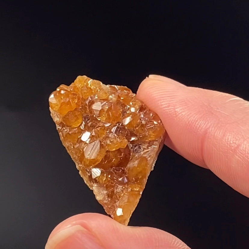 Orange Spessartine Garnet Crystals on Matrix from Bajaur Agency Pakistan