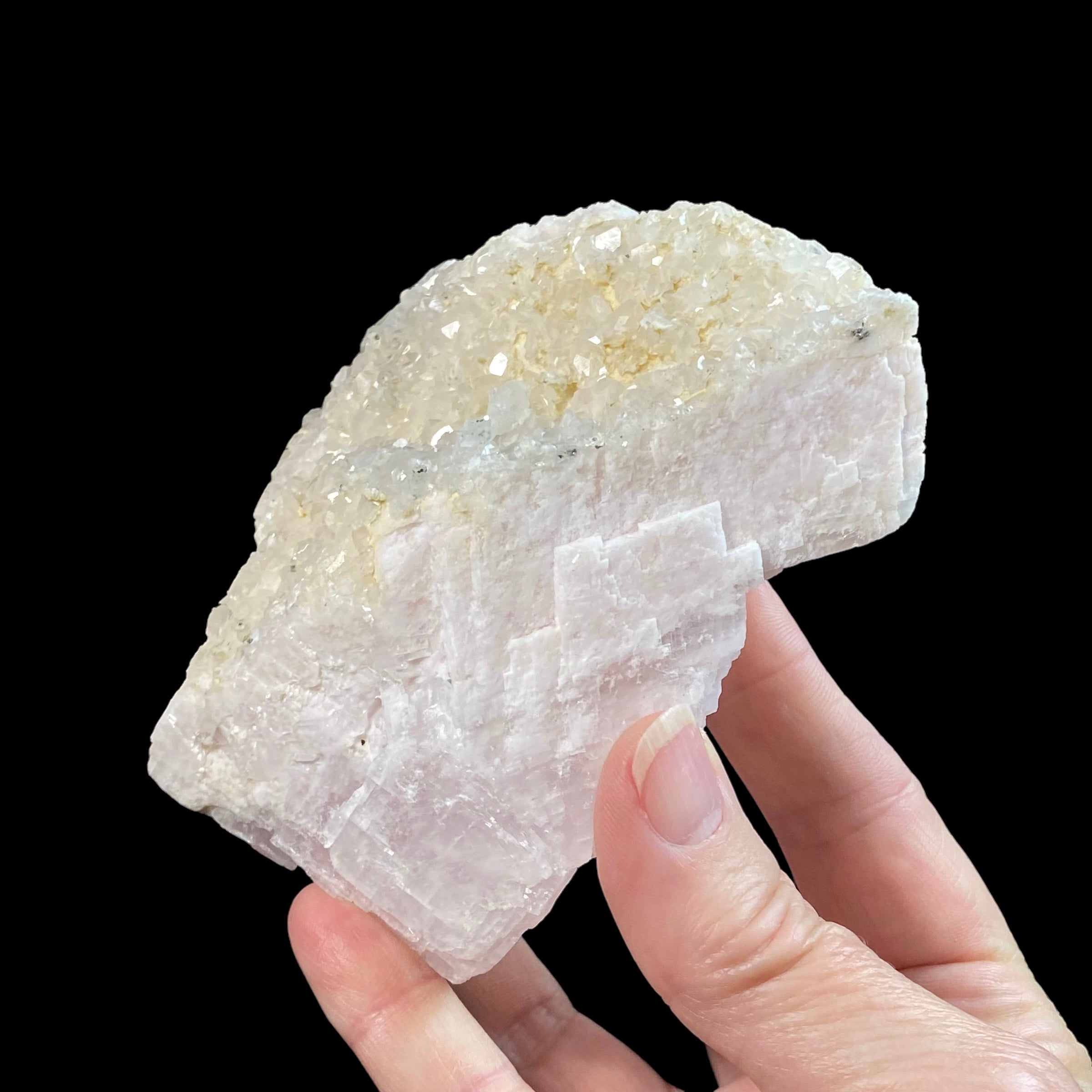 Fluorescent Mangano Calcite Specimen from Trepca Mine Complex, Kosovo