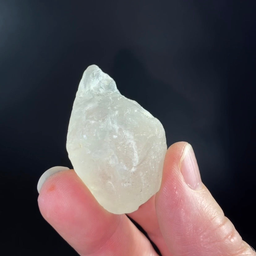 River Tumbled Clear Topaz Crystal from Brazil