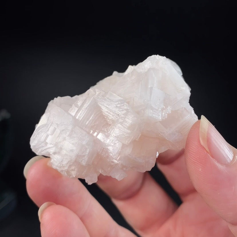 Light Pink Halite Crystal Specimen from Searles Lake, California