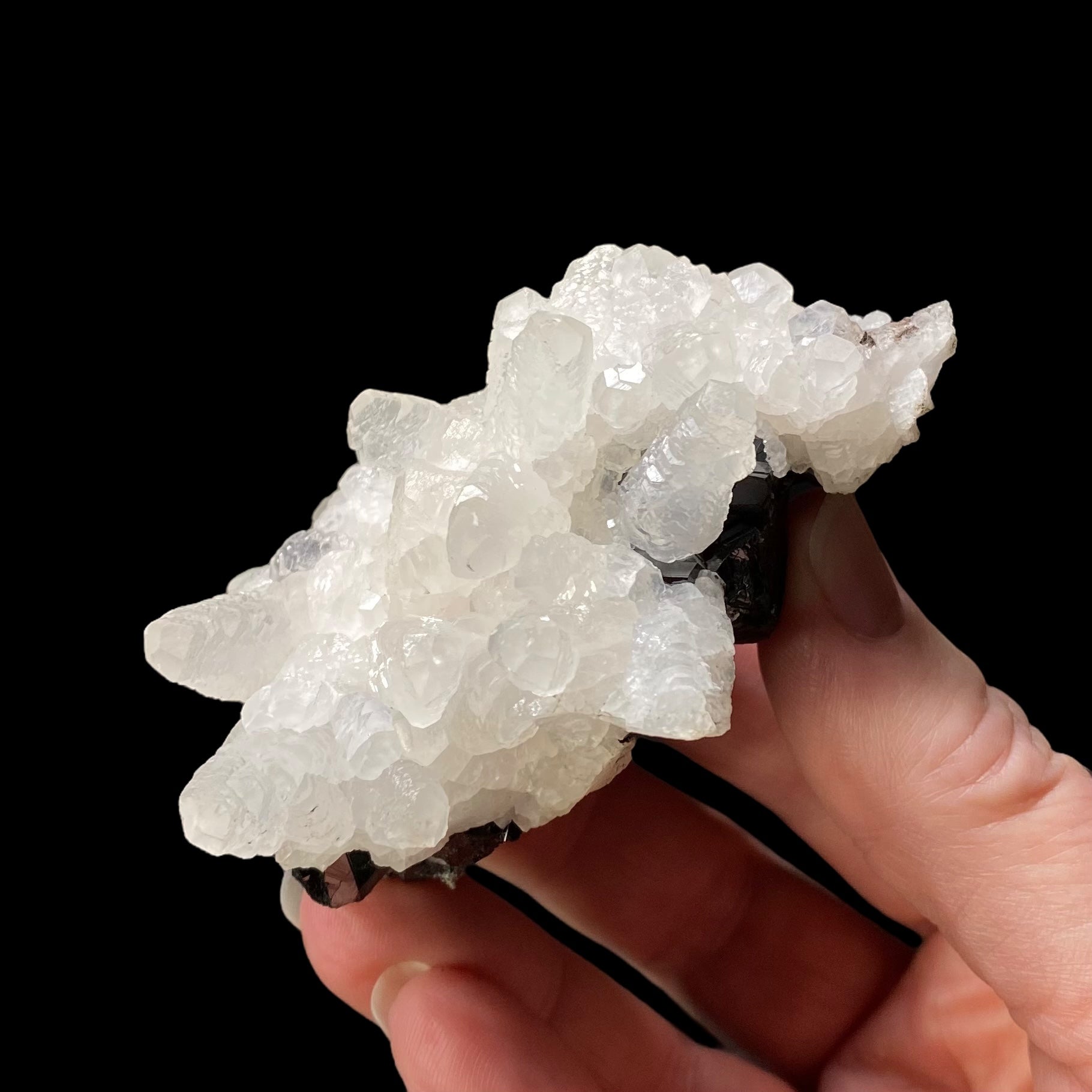 Sphalerite and Fluorescent Calcite Specimen from Trepça Mines, Kosovo