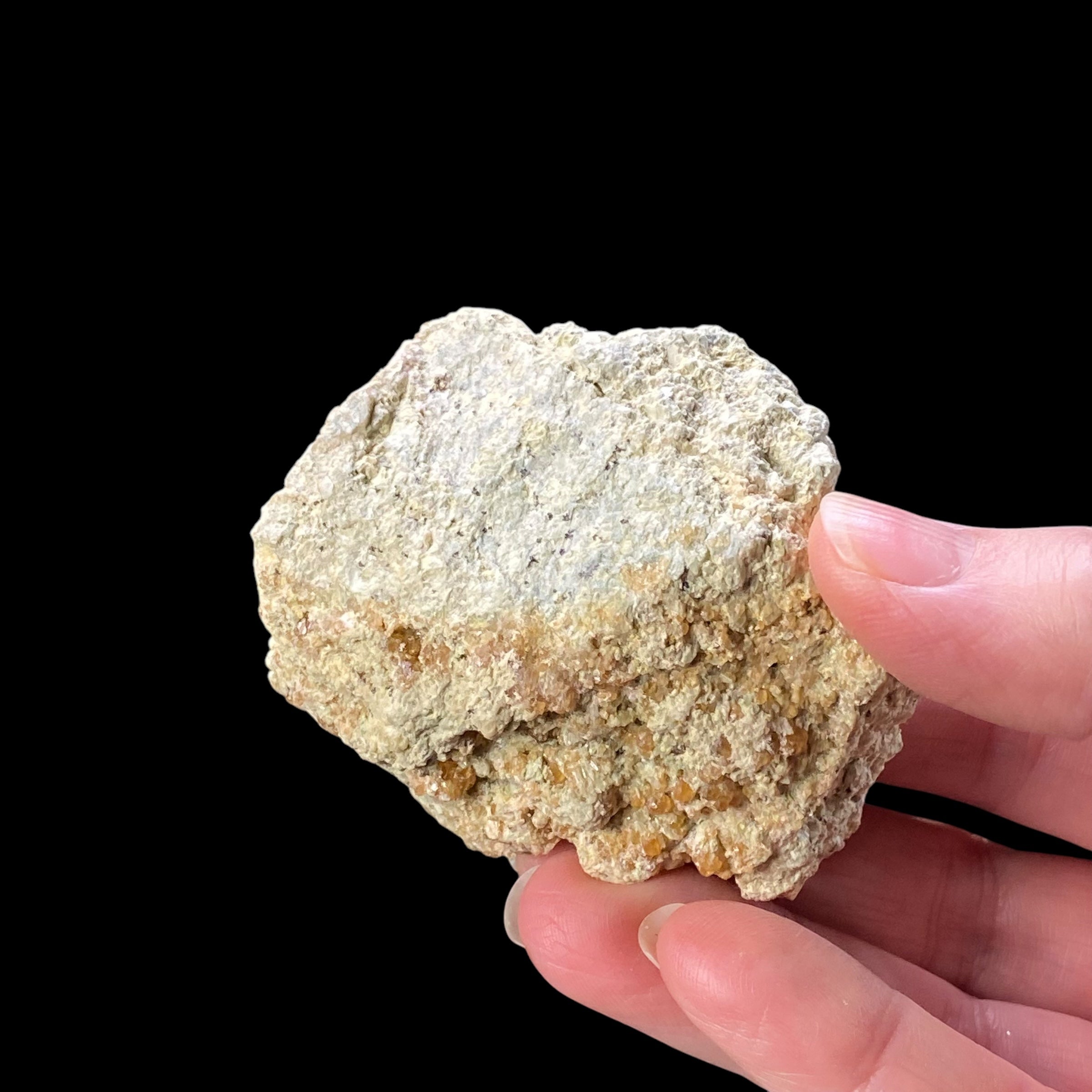 Orange Garnet Crystals on Matrix from Pakistan