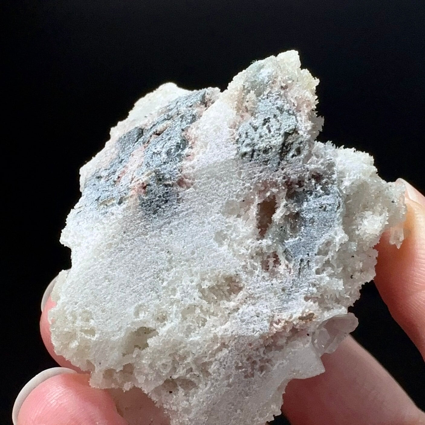 Light Pink Gemmy Heulandite Crystals with Light Peach Stilbite Crystals on a Base of Apophyllite