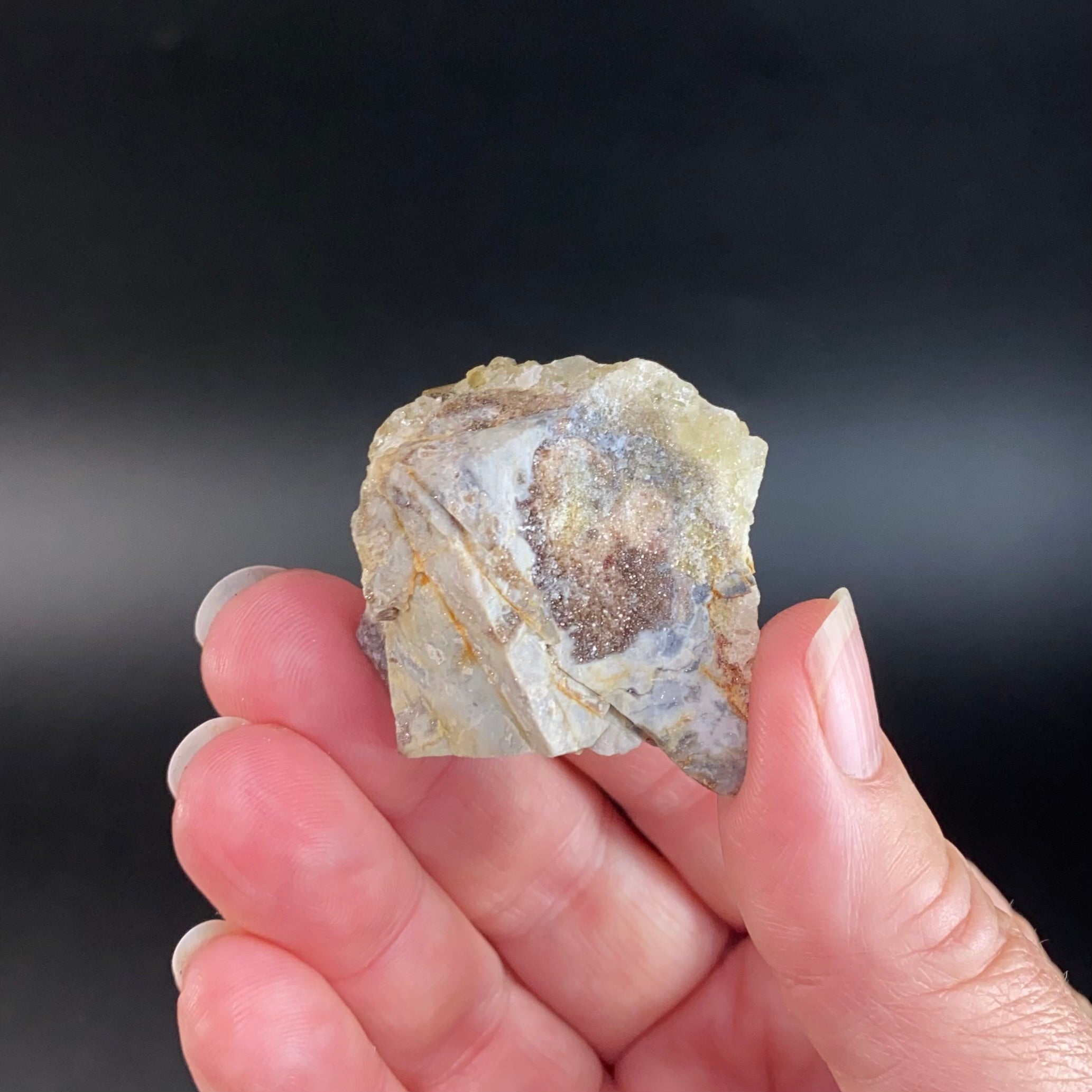 Yellow Moscona Cubic Fluorite Cluster from Asturias Spain - Phosphorescent