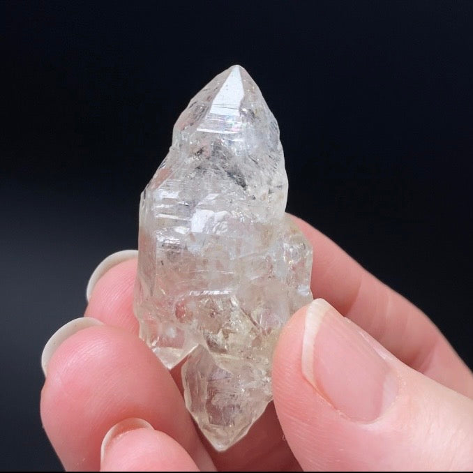 Double Terminated Clear Quartz Crystal