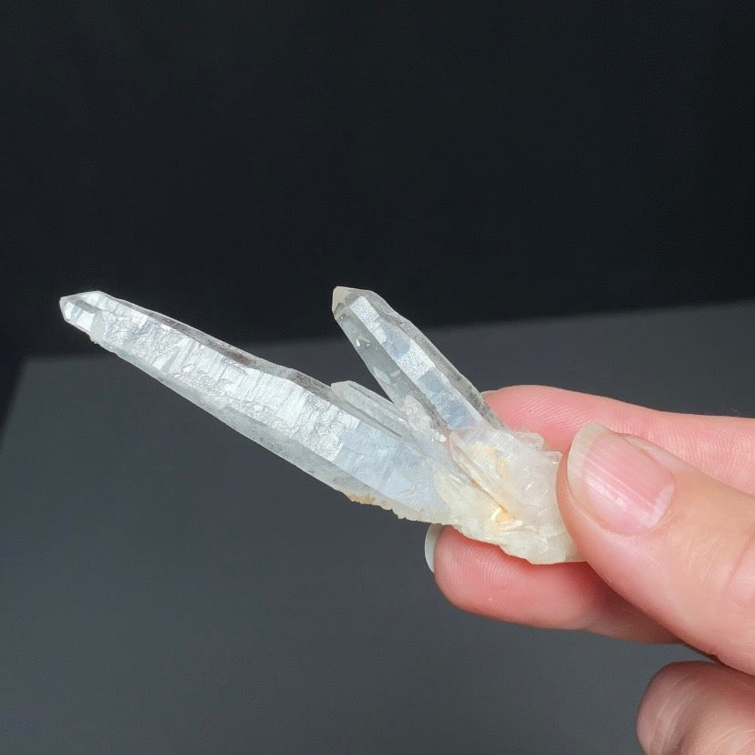 V Shaped Twin Quartz Crystal Cluster