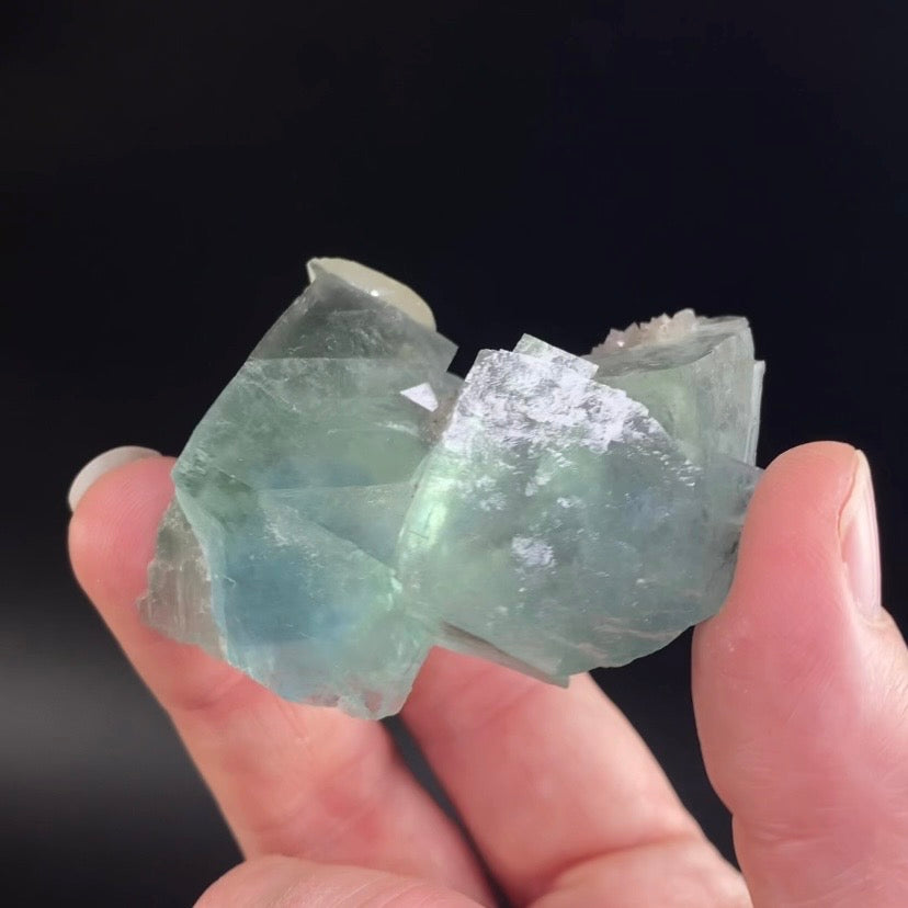Teal Green & Blue Fluorite Cluster