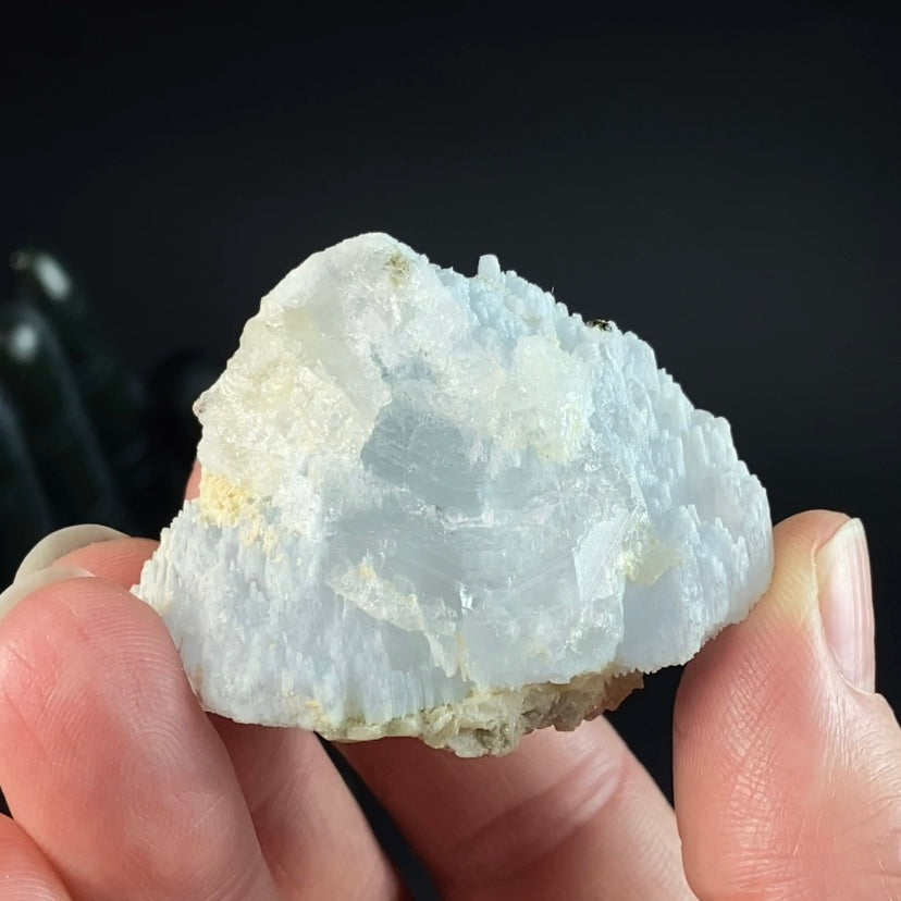 Unique Icy Blue Etched Aquamarine Specimen From Shigar Valley, Pakistan