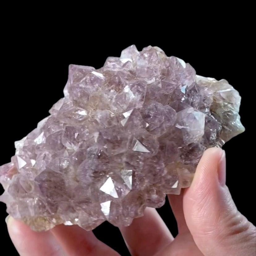 Smoky Amethyst Flower Cluster, India