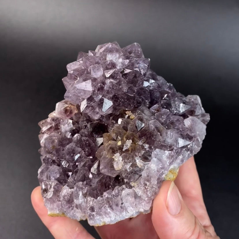 Smoky Amethyst Flower Cluster, India