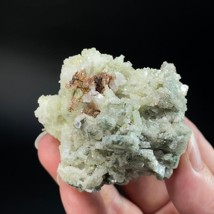 Cleavelandite Cluster with Red Copper Color Rutile from Shigar Valley, Pakistan