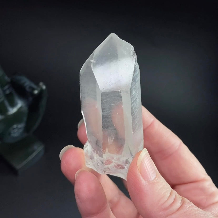 Clear Quartz Crystal with Multiple Record Keepers