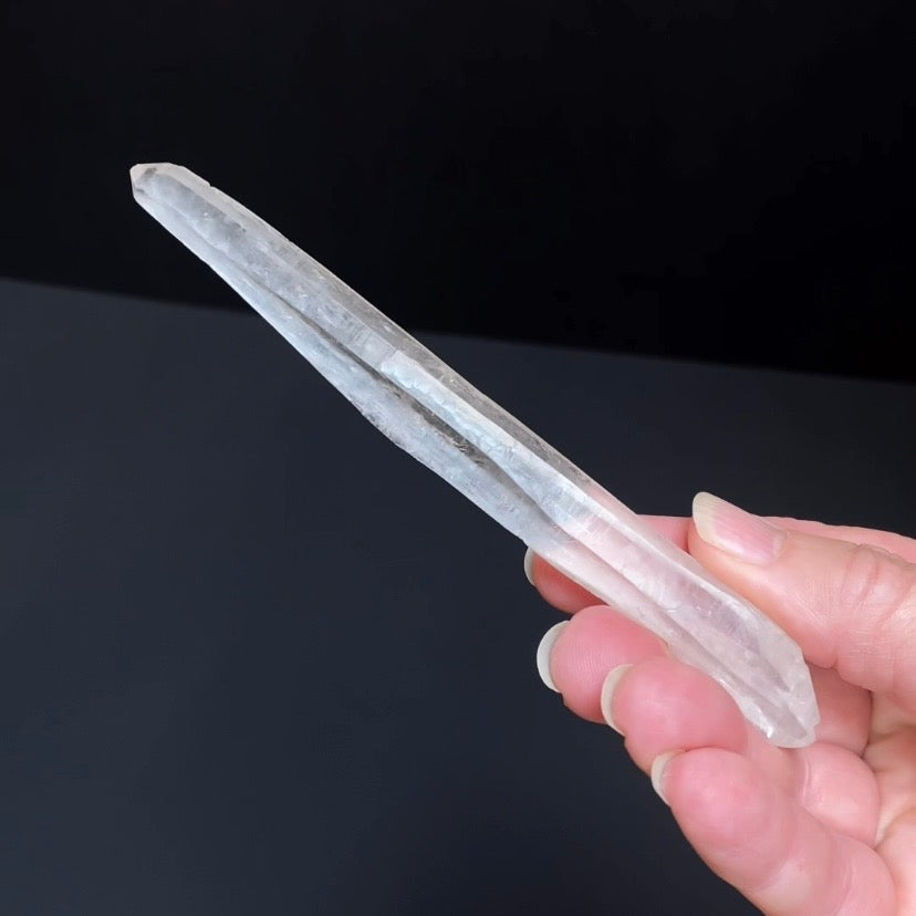 Double Terminated Laser Quartz Crystal, Corinto, Minas Gerais, Brazil