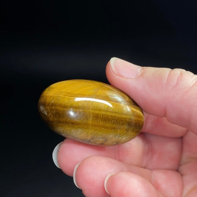 Golden Tiger Eye Polished Small Palm Stone