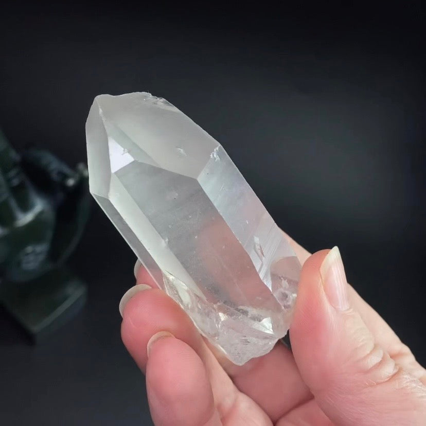 Clear Quartz Crystal with Multiple Record Keepers