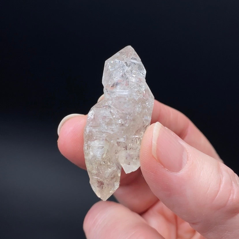 Double Terminated Clear Quartz Crystal