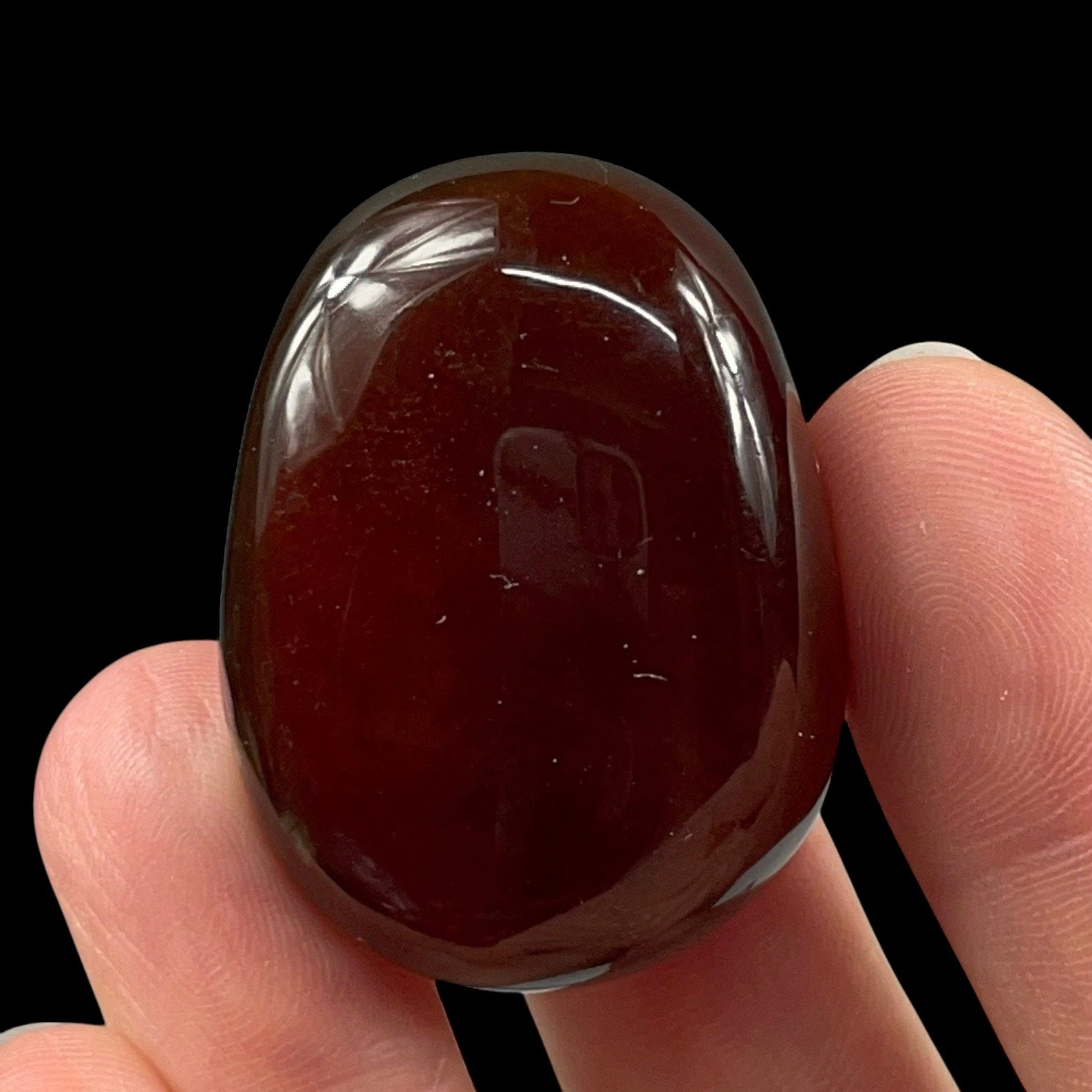 ONE Sumatran Amber Tumbled Stone, Two Sizes Available