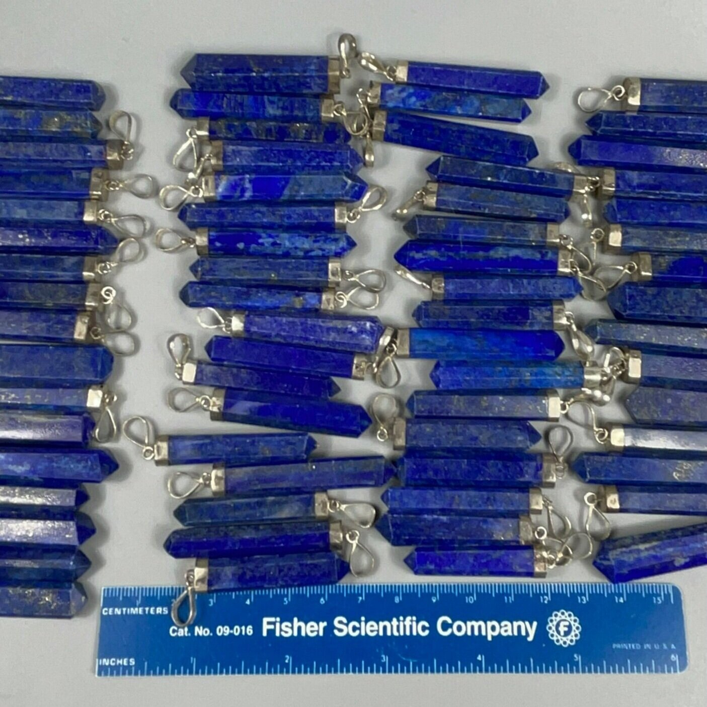 ONE (1) Lapis Lazuli & Pyrite Polished Pendant