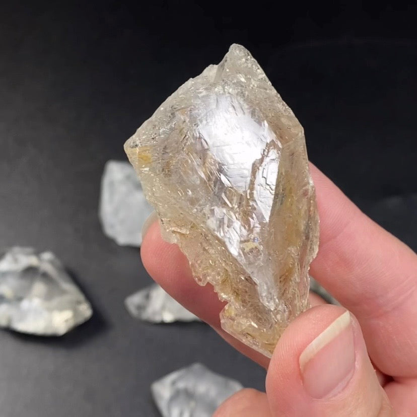 Fenster Quartz Crystal with Multiple Record Keepers