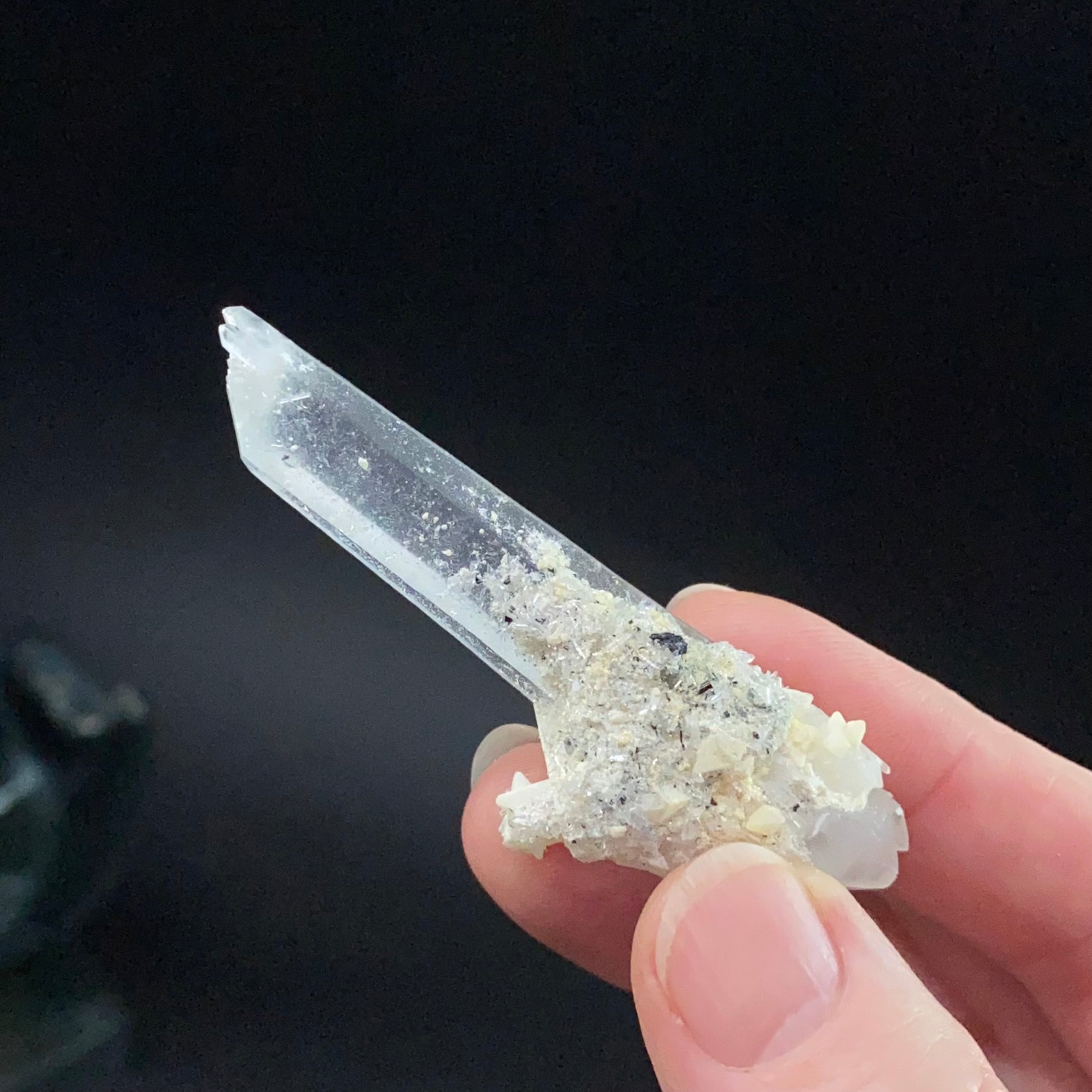 Double Terminated Himalayan Laser Quartz Crystal from Hashupi, Shigar Valley, Pakistan