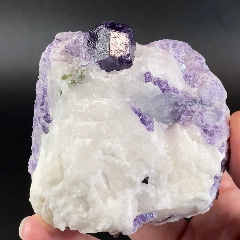 Scapolite Var. Marialite Crystal on Feldspar Matrix from Badakhshan, Afghanistan