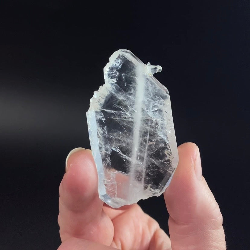 Tabular Faden Quartz Crystal