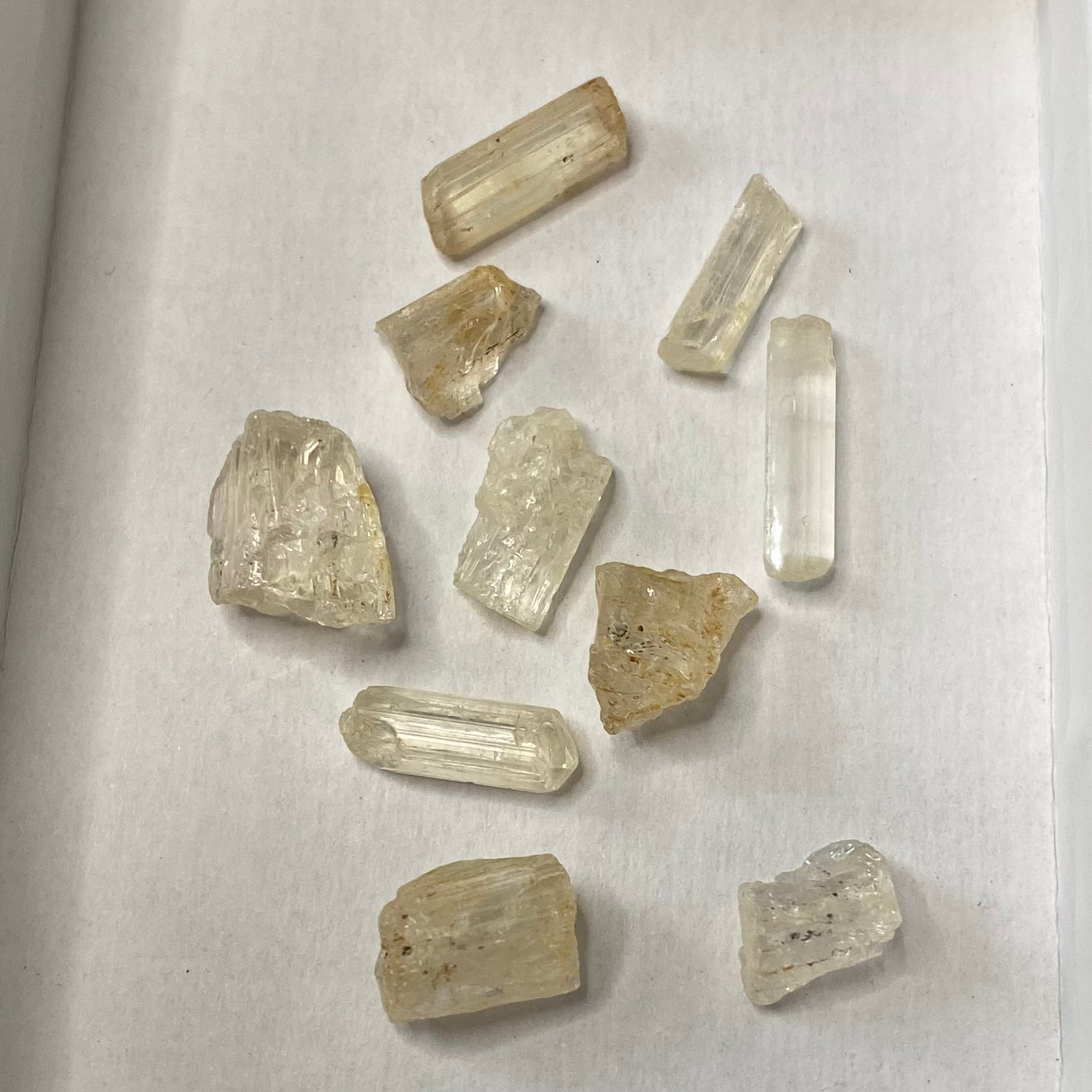 Yellow Scapolite Crystal Lot for Jewelry Making, Crystal Grids etc