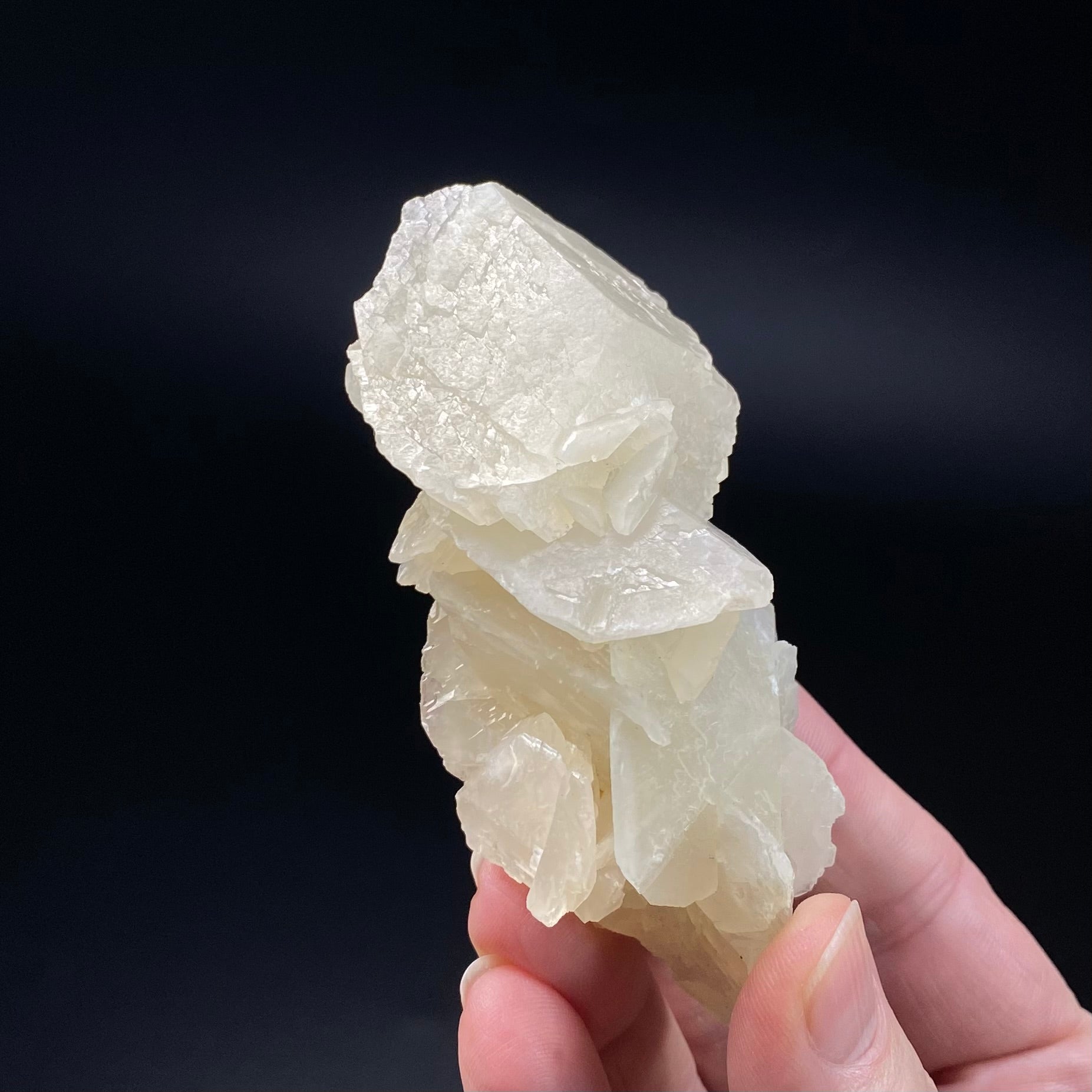 Fluorescent Calcite Specimen with Pyrite from Trepca Mine Complex, Kosovo