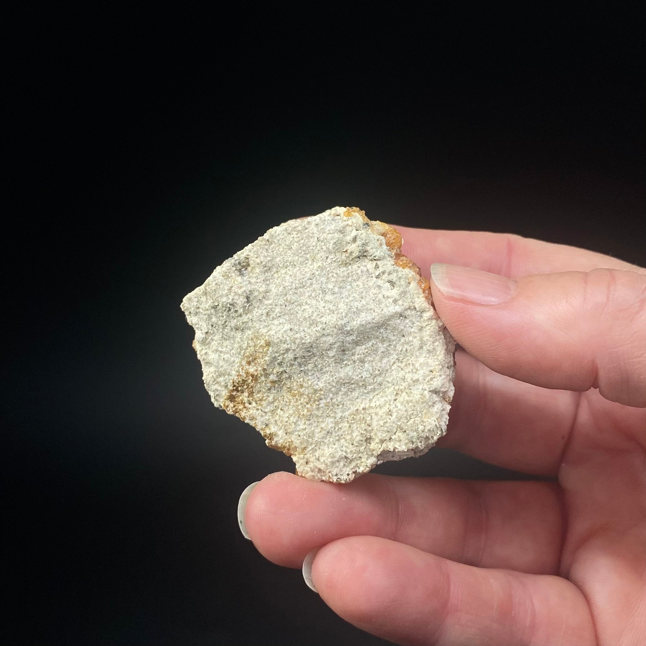 Orange Spessartine Garnet Crystals on Matrix from Fujian Province, China