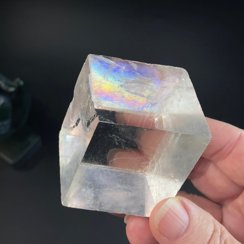 Rainbow Iceland Spar Optical Calcite Specimen from Brazil