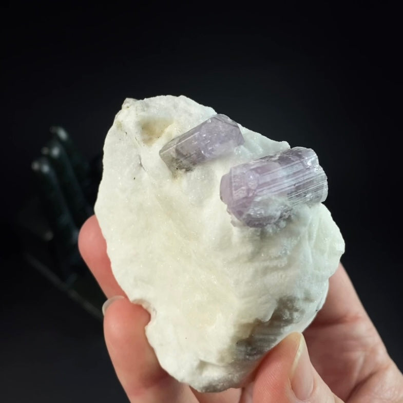 Scapolite Var. Marialite Crystals on Feldspar Matrix from Badakhshan, Afghanistan