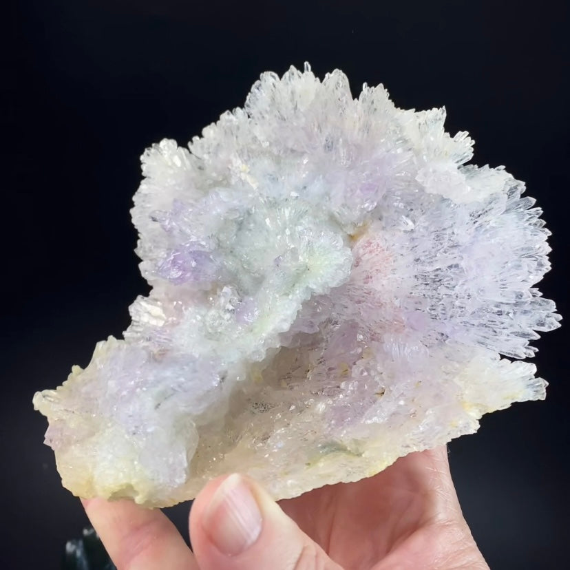 Amethyst Crystal Flower with Celadonite from Ametista do Sul, Brazil