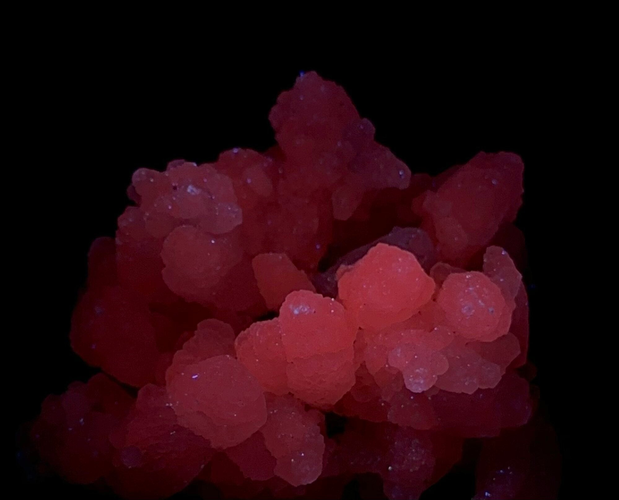 Fluorescent Calcite Specimen with Galena & Sphalerite