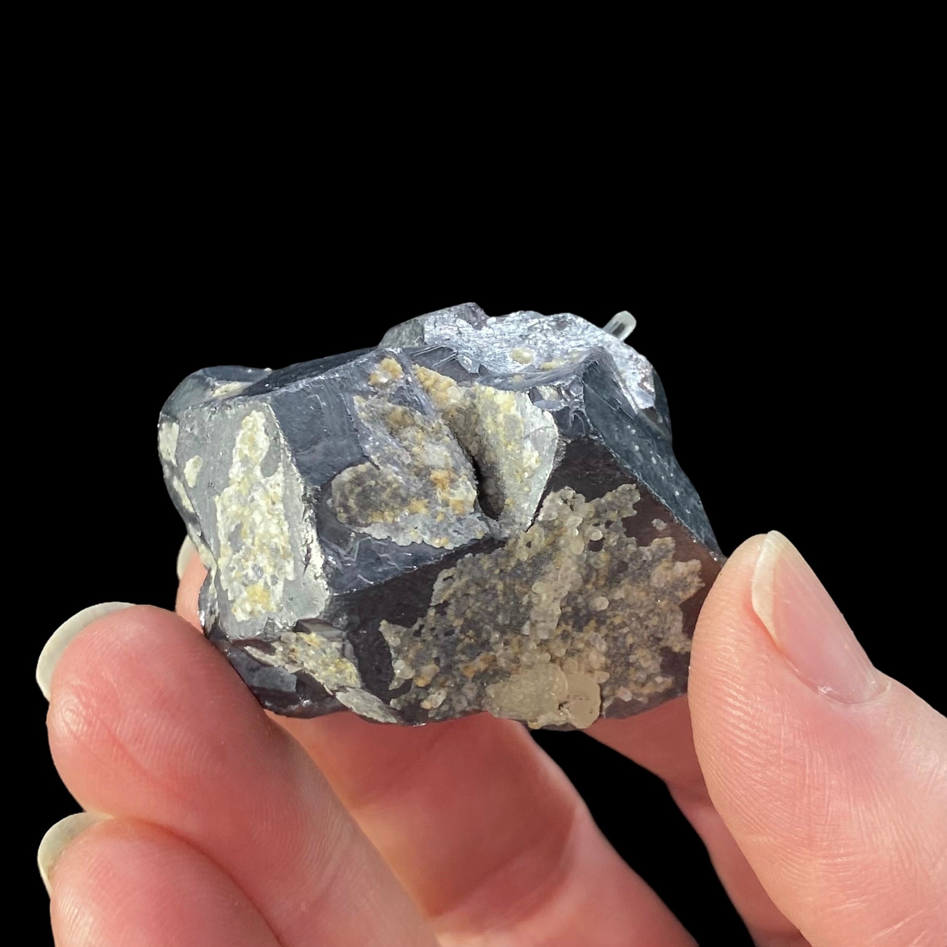 Galena Cluster with Calcite and Quartz from Trepça Mine Complex, Kosovo