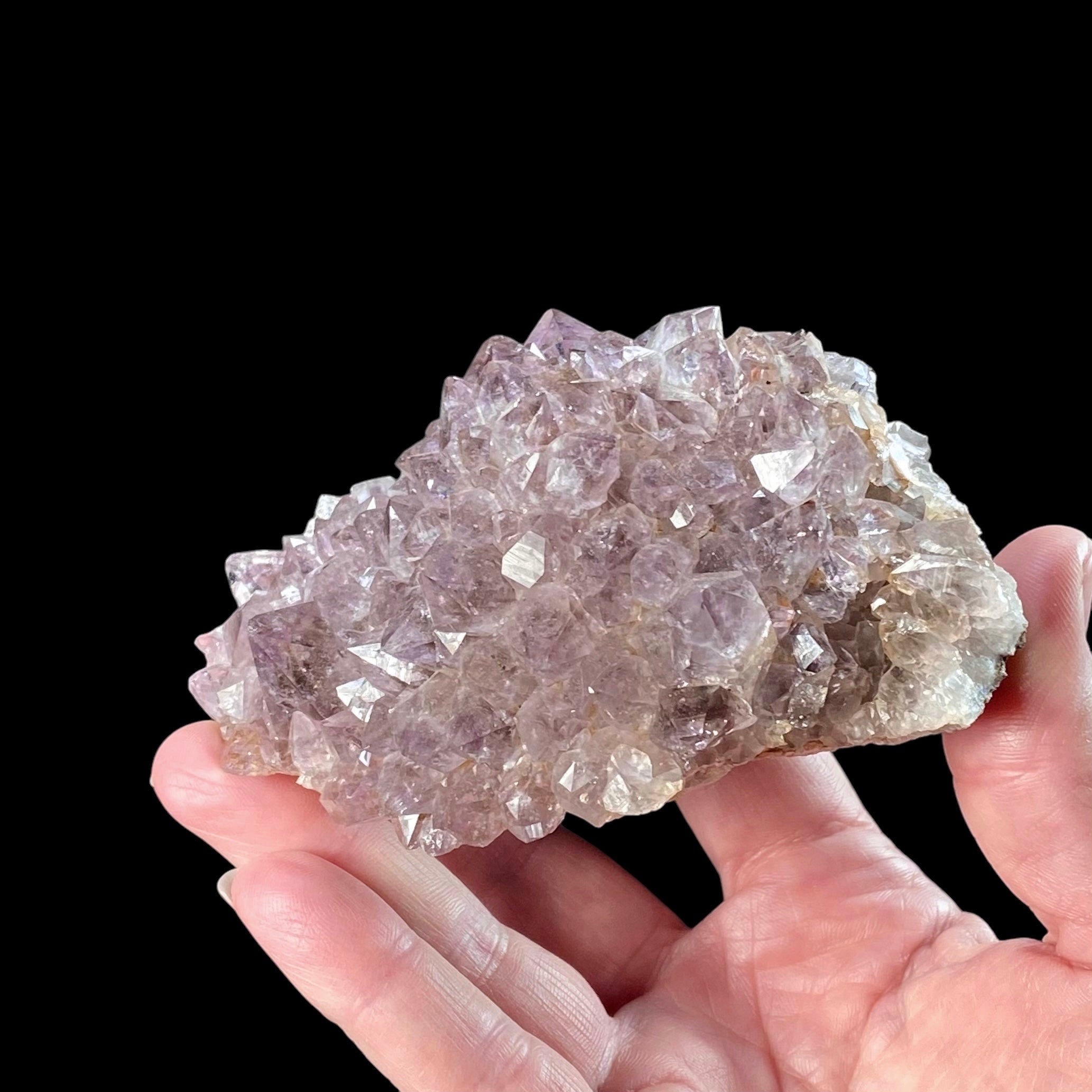 Smoky Amethyst Flower Cluster, India