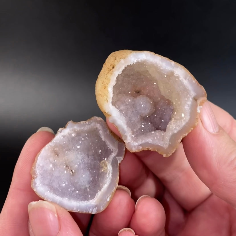 Complete Quartz and Agate Geode from India
