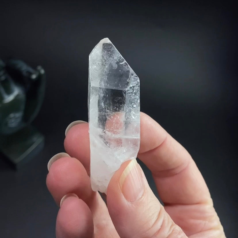 Clear Quartz Crystal with Multiple Record Keepers